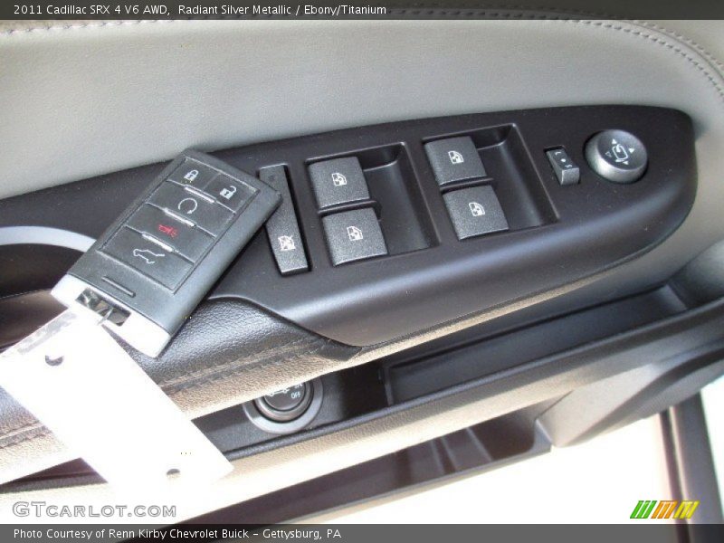 Radiant Silver Metallic / Ebony/Titanium 2011 Cadillac SRX 4 V6 AWD