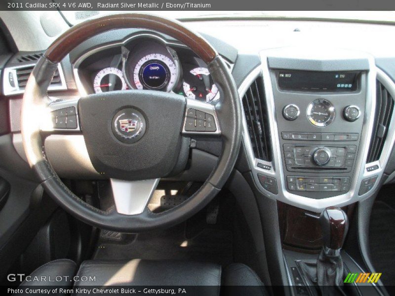 Radiant Silver Metallic / Ebony/Titanium 2011 Cadillac SRX 4 V6 AWD