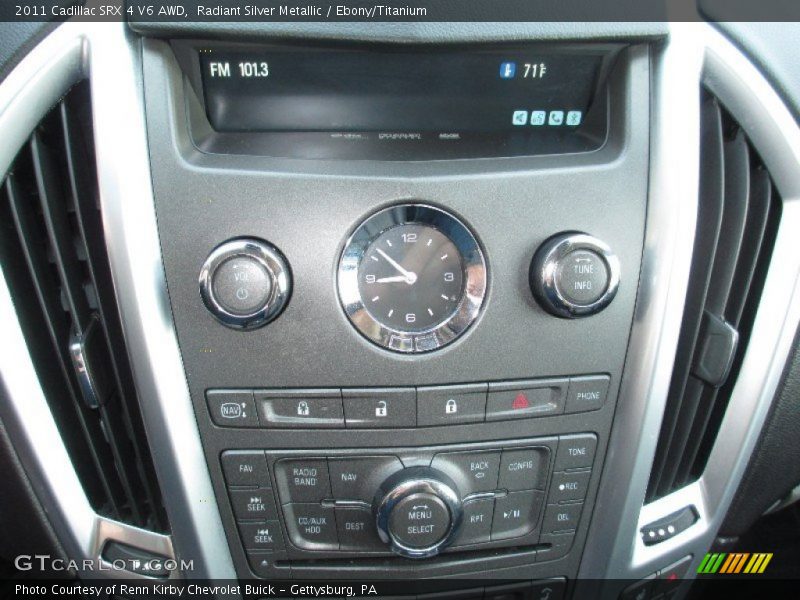 Radiant Silver Metallic / Ebony/Titanium 2011 Cadillac SRX 4 V6 AWD