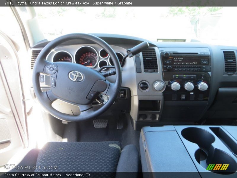 Super White / Graphite 2013 Toyota Tundra Texas Edition CrewMax 4x4