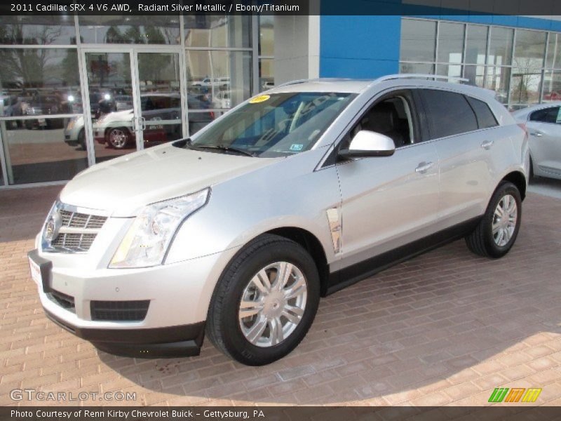 Radiant Silver Metallic / Ebony/Titanium 2011 Cadillac SRX 4 V6 AWD