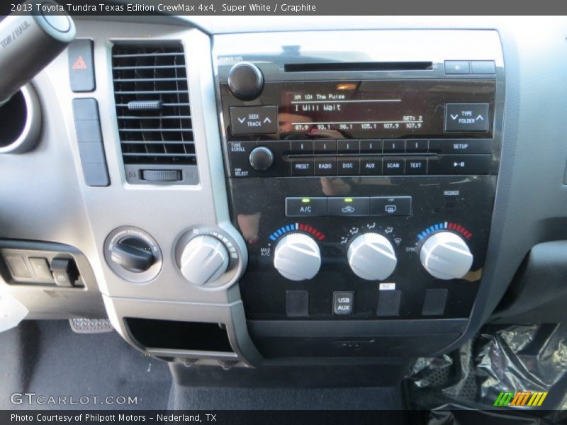 Super White / Graphite 2013 Toyota Tundra Texas Edition CrewMax 4x4
