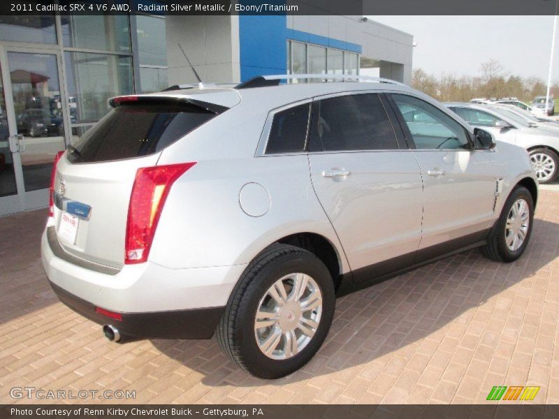 Radiant Silver Metallic / Ebony/Titanium 2011 Cadillac SRX 4 V6 AWD