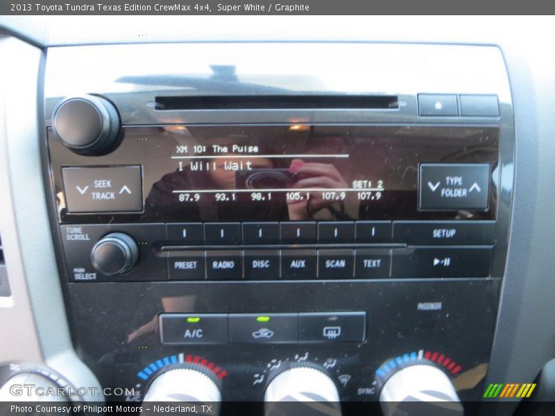 Super White / Graphite 2013 Toyota Tundra Texas Edition CrewMax 4x4