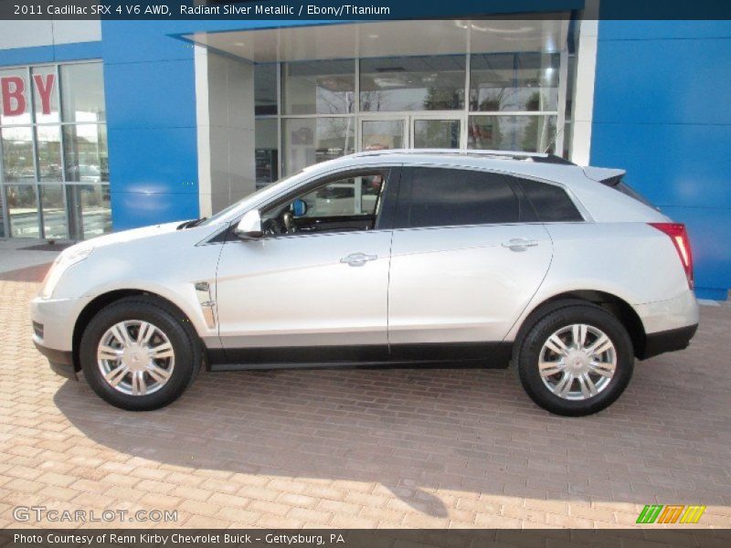 Radiant Silver Metallic / Ebony/Titanium 2011 Cadillac SRX 4 V6 AWD