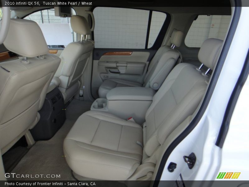 Tuscan White Pearl / Wheat 2010 Infiniti QX 56