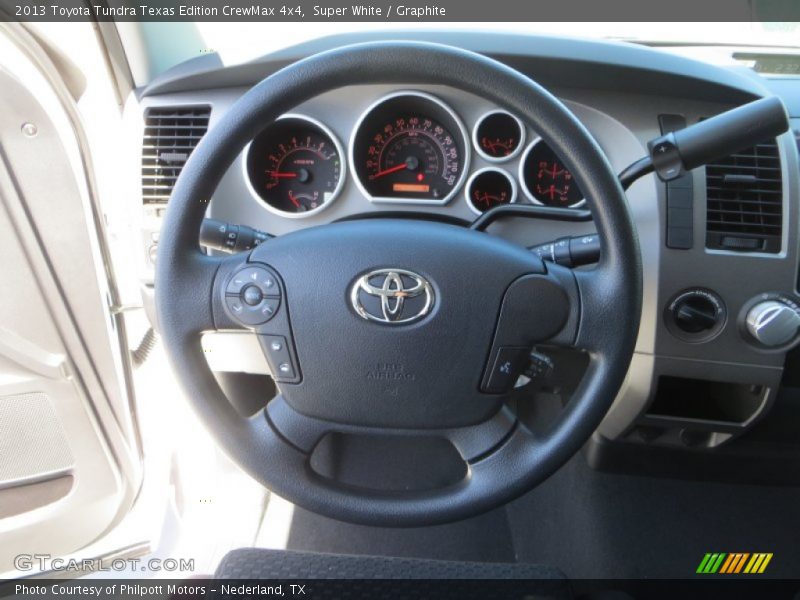 Super White / Graphite 2013 Toyota Tundra Texas Edition CrewMax 4x4
