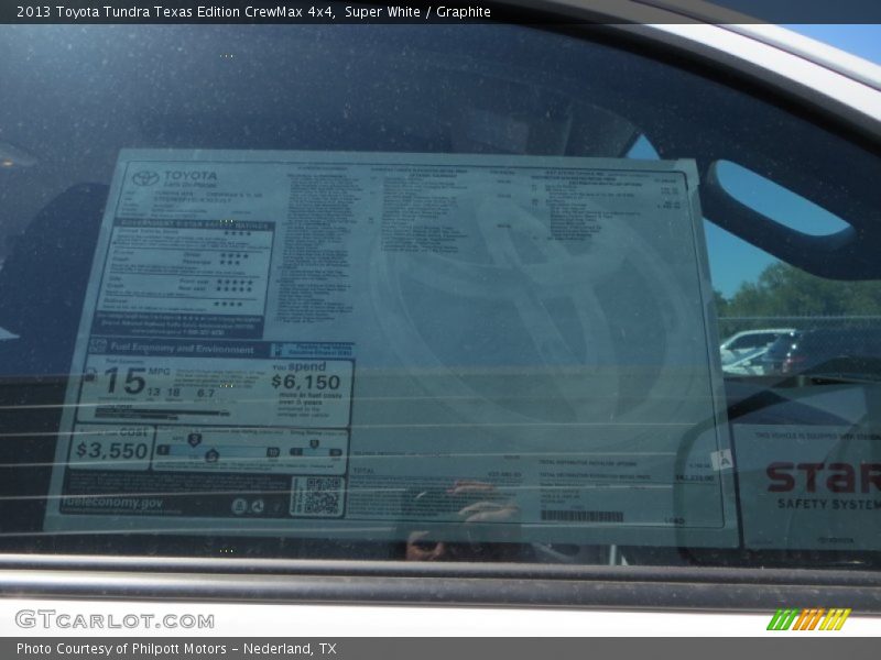 Super White / Graphite 2013 Toyota Tundra Texas Edition CrewMax 4x4