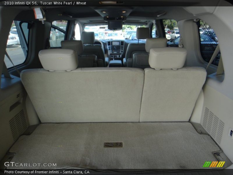 Tuscan White Pearl / Wheat 2010 Infiniti QX 56