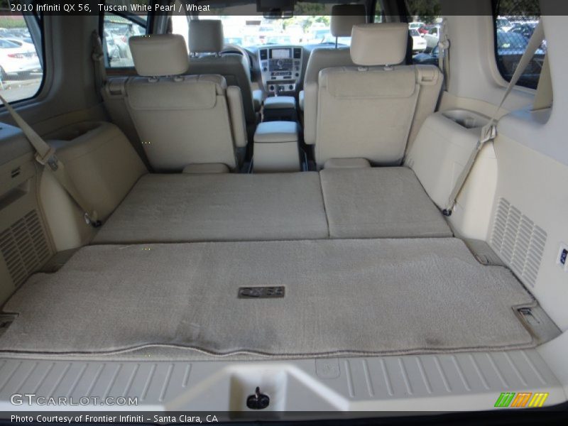 Tuscan White Pearl / Wheat 2010 Infiniti QX 56
