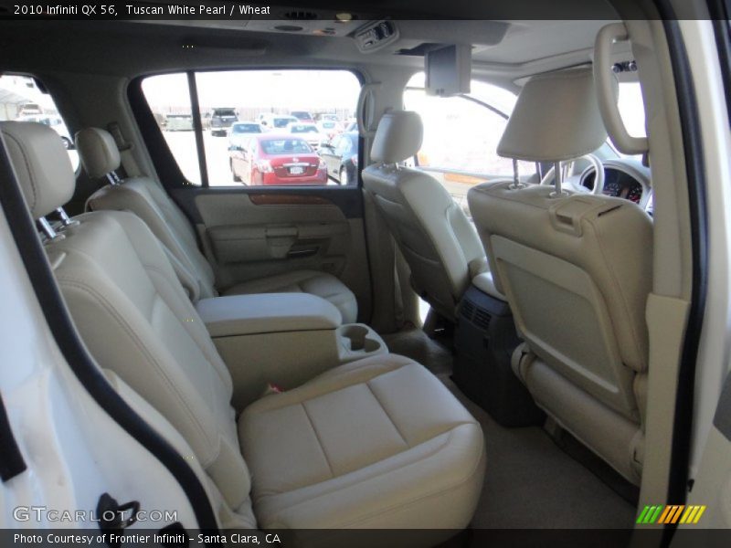 Tuscan White Pearl / Wheat 2010 Infiniti QX 56