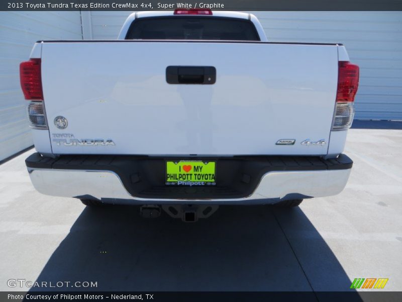 Super White / Graphite 2013 Toyota Tundra Texas Edition CrewMax 4x4