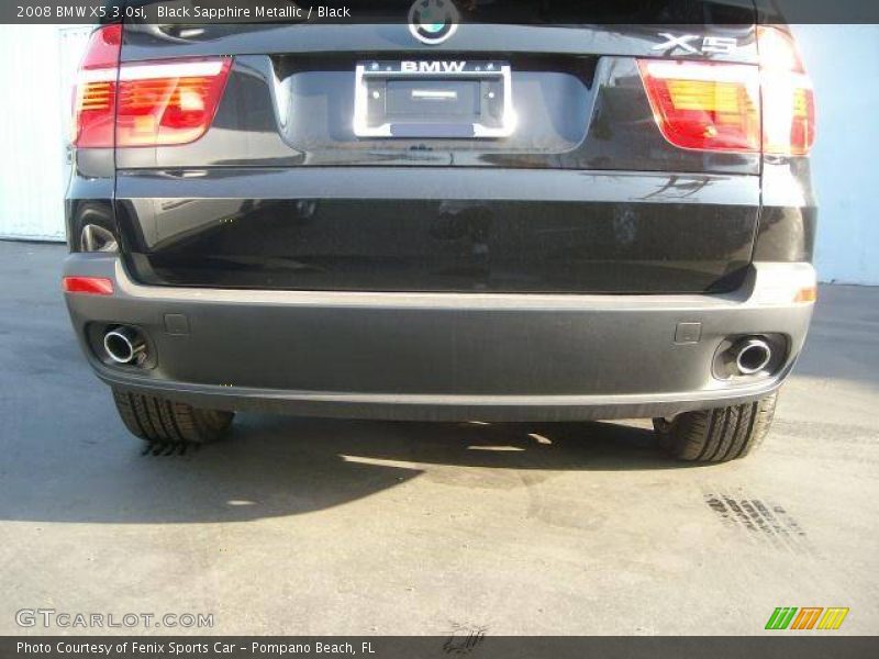 Black Sapphire Metallic / Black 2008 BMW X5 3.0si