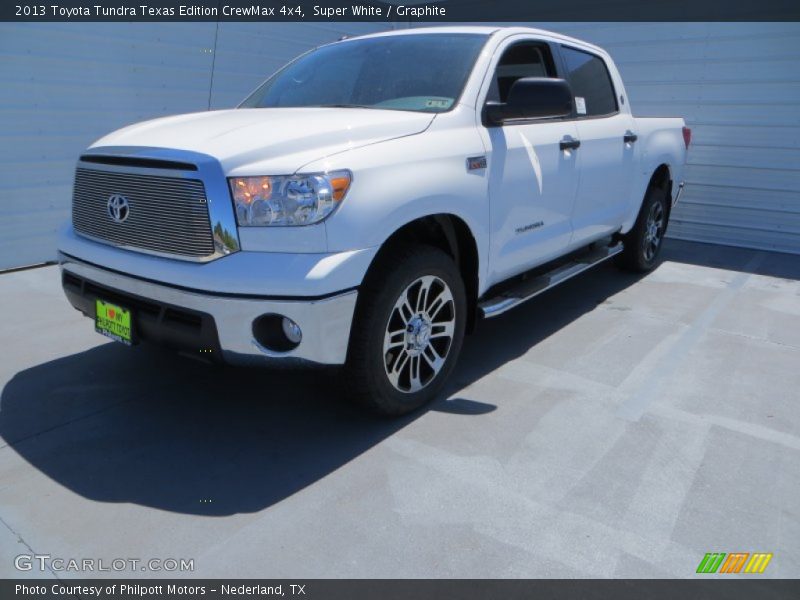 Super White / Graphite 2013 Toyota Tundra Texas Edition CrewMax 4x4