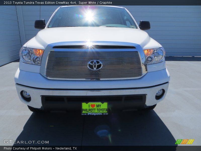 Super White / Graphite 2013 Toyota Tundra Texas Edition CrewMax 4x4