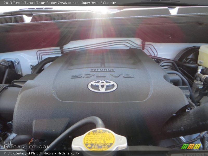 Super White / Graphite 2013 Toyota Tundra Texas Edition CrewMax 4x4