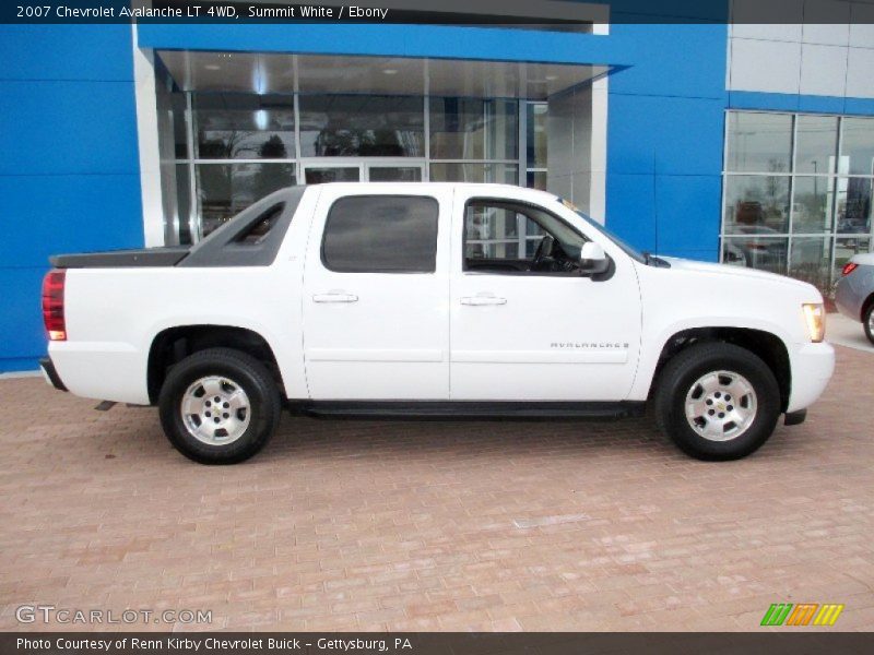 Summit White / Ebony 2007 Chevrolet Avalanche LT 4WD
