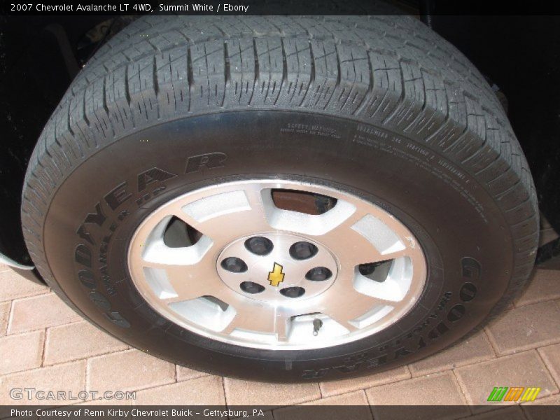 Summit White / Ebony 2007 Chevrolet Avalanche LT 4WD