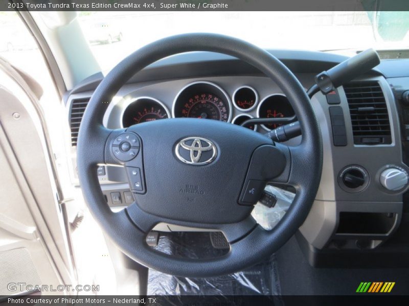 Super White / Graphite 2013 Toyota Tundra Texas Edition CrewMax 4x4