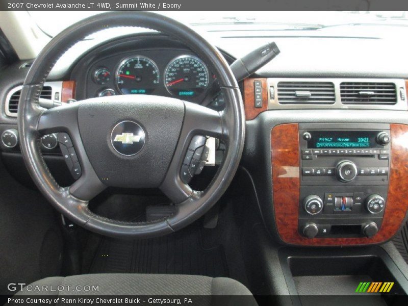 Summit White / Ebony 2007 Chevrolet Avalanche LT 4WD