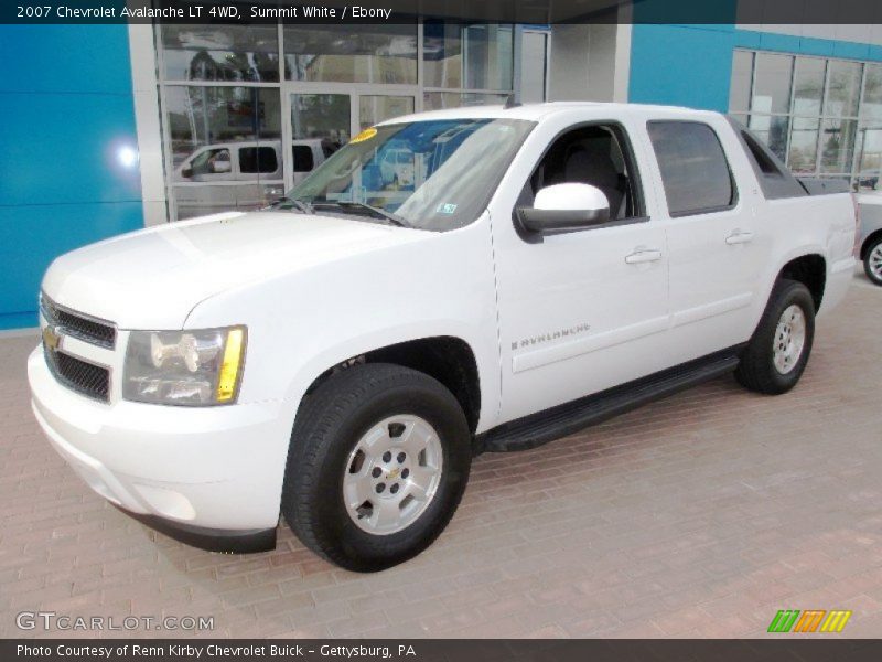 Summit White / Ebony 2007 Chevrolet Avalanche LT 4WD