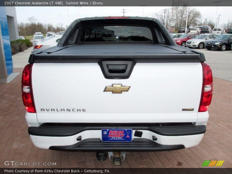 Summit White / Ebony 2007 Chevrolet Avalanche LT 4WD