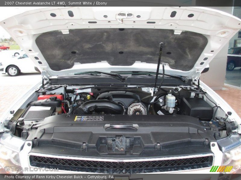 Summit White / Ebony 2007 Chevrolet Avalanche LT 4WD