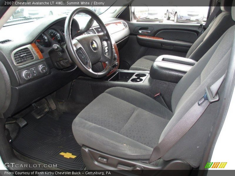 Summit White / Ebony 2007 Chevrolet Avalanche LT 4WD