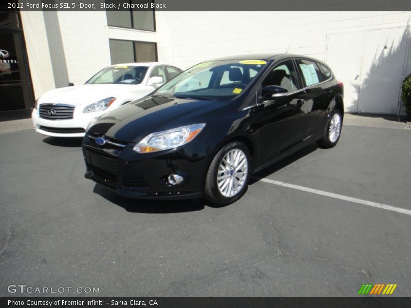 Black / Charcoal Black 2012 Ford Focus SEL 5-Door