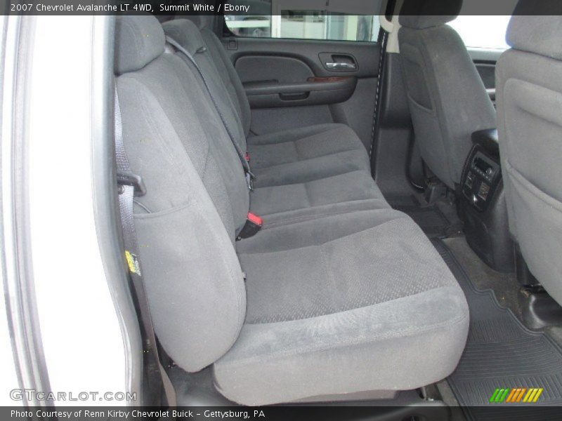 Summit White / Ebony 2007 Chevrolet Avalanche LT 4WD