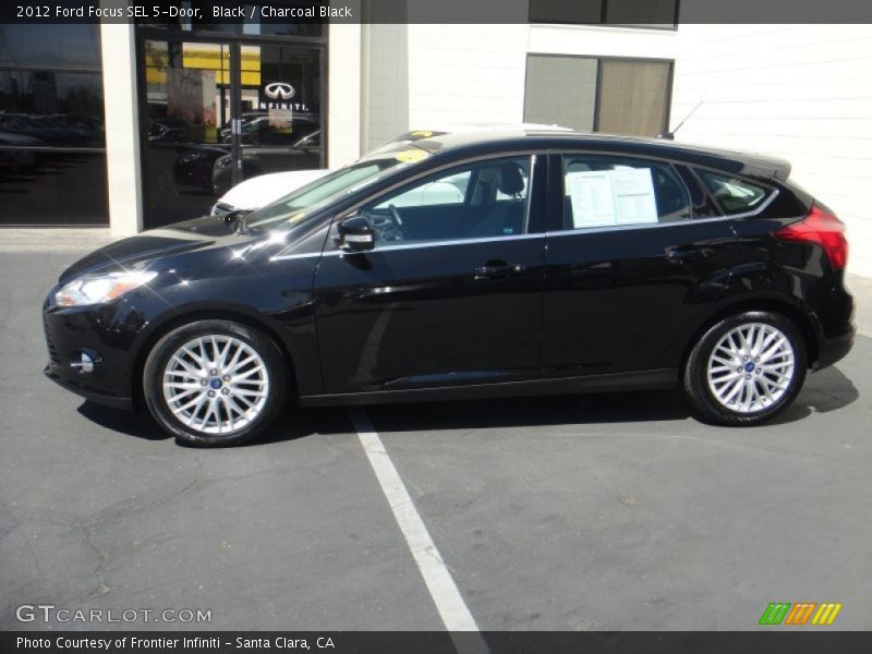 Black / Charcoal Black 2012 Ford Focus SEL 5-Door