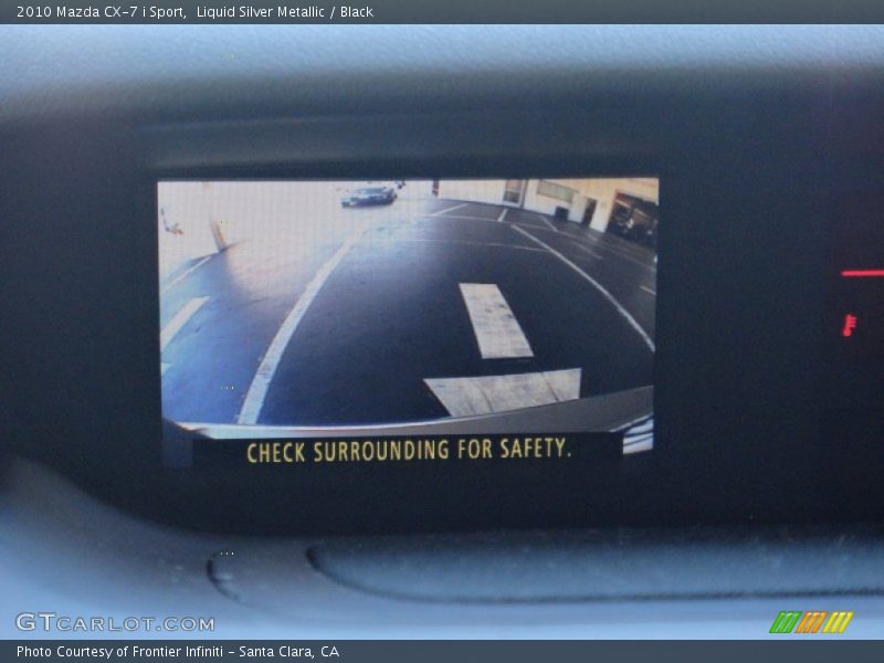 Liquid Silver Metallic / Black 2010 Mazda CX-7 i Sport