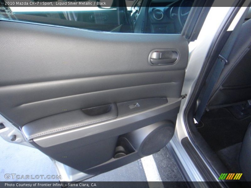 Liquid Silver Metallic / Black 2010 Mazda CX-7 i Sport