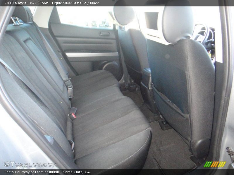 Liquid Silver Metallic / Black 2010 Mazda CX-7 i Sport