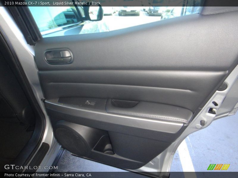 Liquid Silver Metallic / Black 2010 Mazda CX-7 i Sport