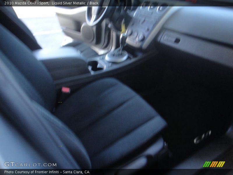 Liquid Silver Metallic / Black 2010 Mazda CX-7 i Sport