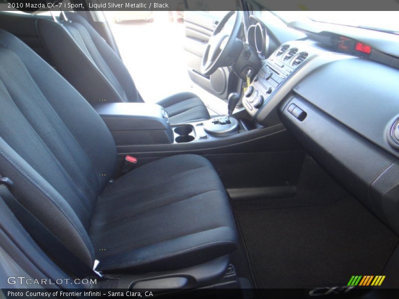 Liquid Silver Metallic / Black 2010 Mazda CX-7 i Sport