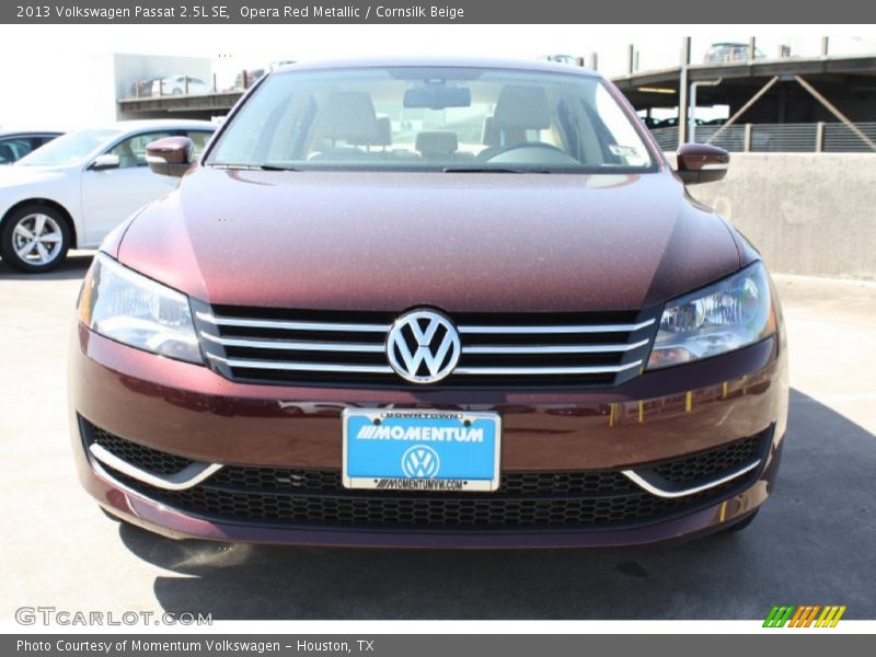 Opera Red Metallic / Cornsilk Beige 2013 Volkswagen Passat 2.5L SE