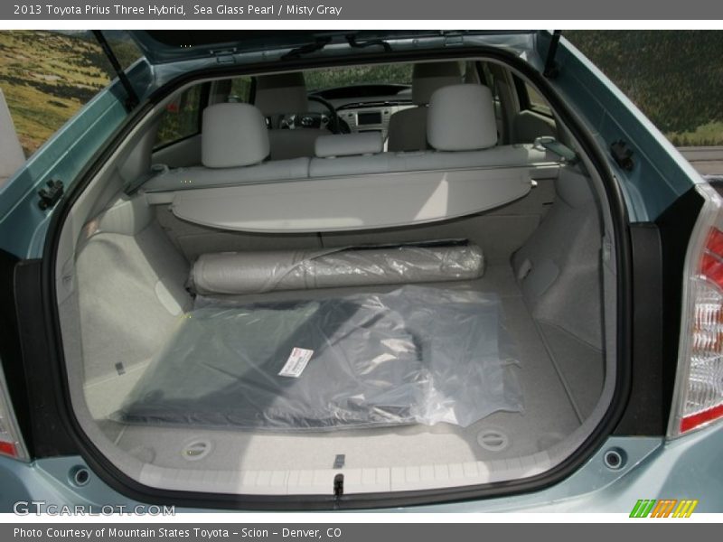 Sea Glass Pearl / Misty Gray 2013 Toyota Prius Three Hybrid