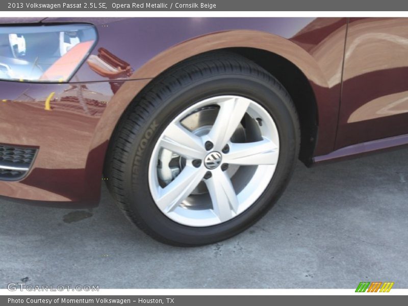 Opera Red Metallic / Cornsilk Beige 2013 Volkswagen Passat 2.5L SE