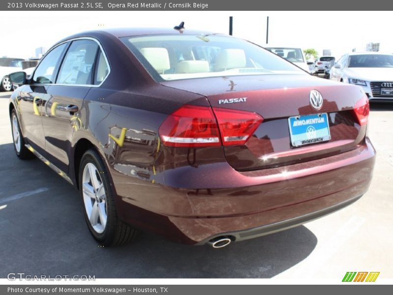 Opera Red Metallic / Cornsilk Beige 2013 Volkswagen Passat 2.5L SE