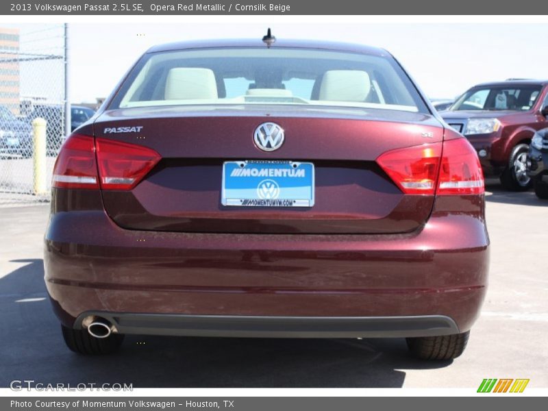 Opera Red Metallic / Cornsilk Beige 2013 Volkswagen Passat 2.5L SE