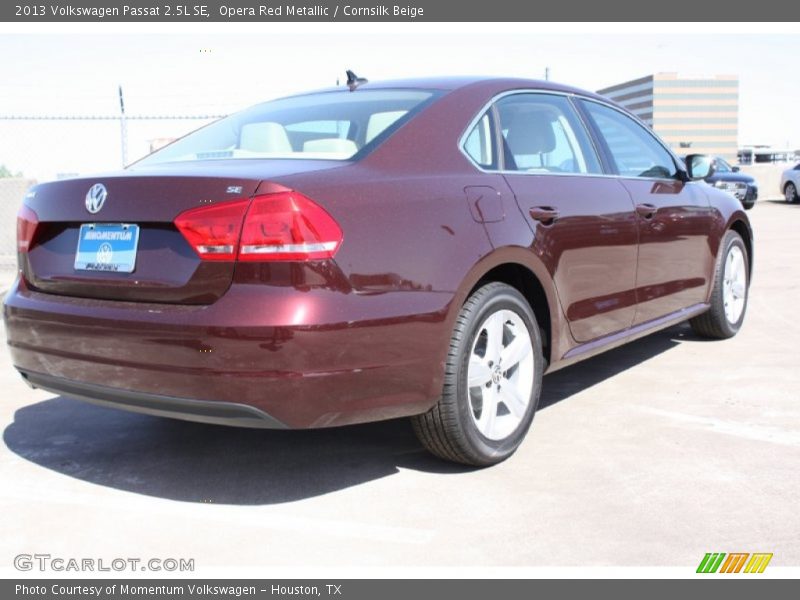 Opera Red Metallic / Cornsilk Beige 2013 Volkswagen Passat 2.5L SE