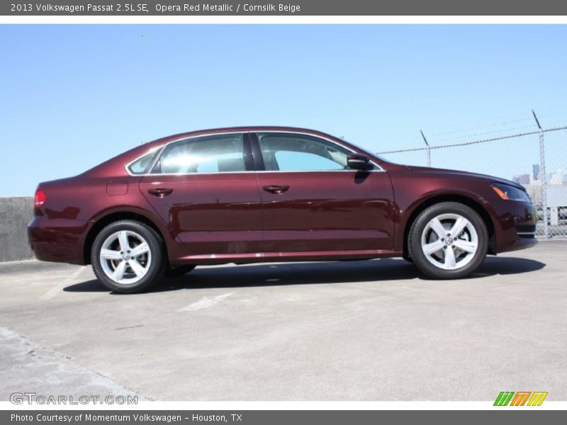 Opera Red Metallic / Cornsilk Beige 2013 Volkswagen Passat 2.5L SE