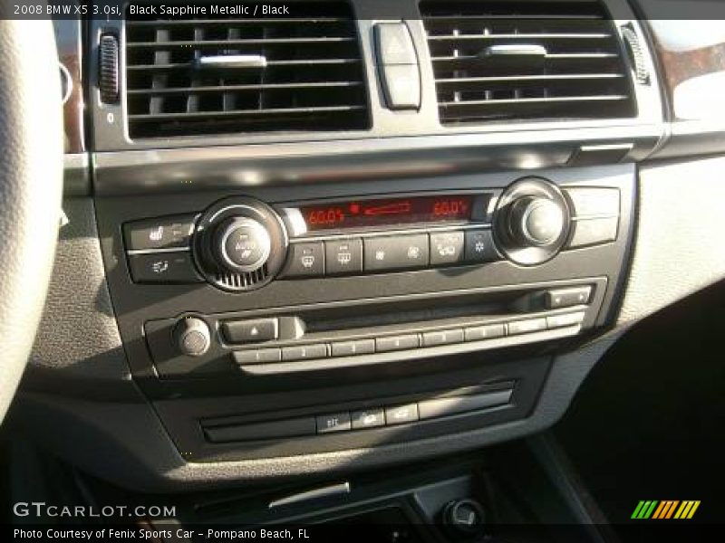 Black Sapphire Metallic / Black 2008 BMW X5 3.0si