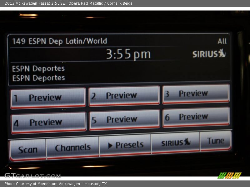 Opera Red Metallic / Cornsilk Beige 2013 Volkswagen Passat 2.5L SE