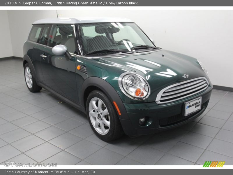 British Racing Green Metallic / Grey/Carbon Black 2010 Mini Cooper Clubman