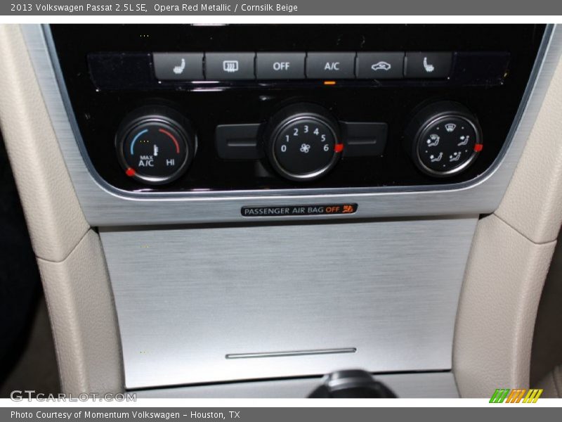 Opera Red Metallic / Cornsilk Beige 2013 Volkswagen Passat 2.5L SE