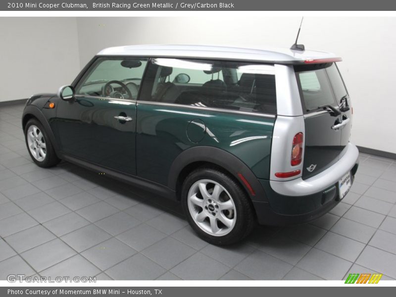 British Racing Green Metallic / Grey/Carbon Black 2010 Mini Cooper Clubman