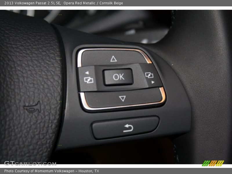 Opera Red Metallic / Cornsilk Beige 2013 Volkswagen Passat 2.5L SE